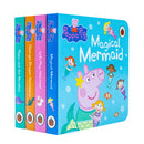 Peppa's Magical Creatures Little Library 4 Story Books Collection Box Set mermaids, unicorns, narwhals, dragons