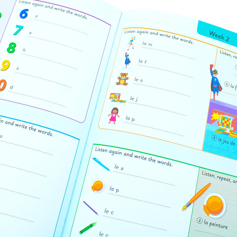 French for Everyone Junior 5 Words a Day: Learn and Practise 1,000 French Words