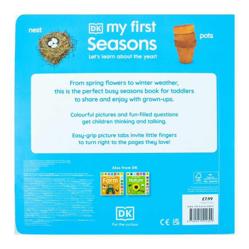 My First Seasons: Let's Learn About the Year! (DK My First Tabbed Board Book)