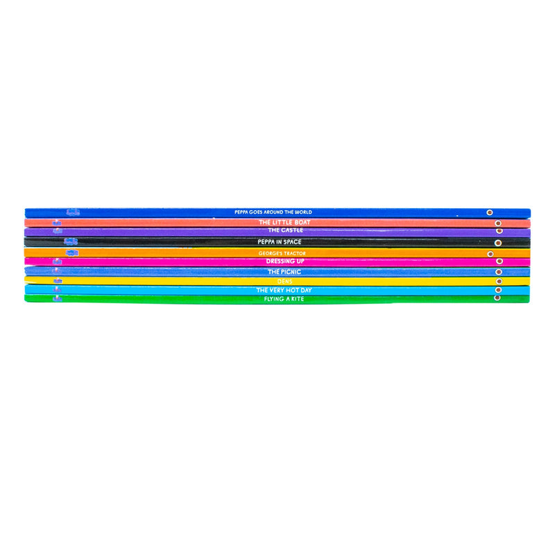 Mono-Quick Peppa Pig 365 Set van 5 geborduurde applicaties om op te strijken of op te naaien, polyester, meerkleurig, MD, 5 stuks Mono-Quick Peppa Pig 365 Set van 5 geborduurde applicaties om op te strijken of op te naaien, polyester, meerkleurig, MD, 5 stuks
