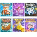 Goodnight Collection - 6 Bedtime Story Books for Kids | Princess, Spaceman, Digger, Tractor, Pirate and Grandchild | Illustrated Sleep Stories Set