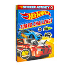 Hot Wheels Sticker Activity Books 5 Books Collection Set (Turbo Challenge, Criss Cross Crash, Built for Speed, Stunt Zone, Made to Race)