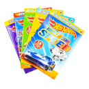 Hot Wheels Sticker Activity Books 5 Books Collection Set (Turbo Challenge, Criss Cross Crash, Built for Speed, Stunt Zone, Made to Race)