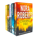 Nora Roberts 5 Books Collection Set (Whiskey Beach, The Witness, The Liar, The Collector, Chasing Fire)