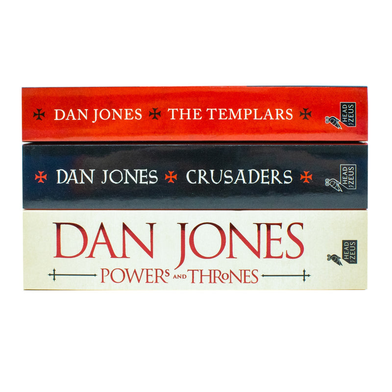 Dan Jones Collection 3 Books Set (The Templars, Crusaders & Powers and Thrones)