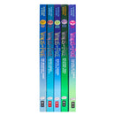 Wings of Fire Graphix Series (Book 5-9) By Tui T. Sutherland: Graphic Novels 5 Books Collection Set (The Brightest Night, Moon Rising, Winter Turning, Escaping Peril and Talons Of Power)