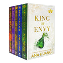 Kings of Sin Series 5 Books Collection Set By Ana Huang (King of Wrath, King of Pride, King of Greed, King of Sloth and King of Envy)