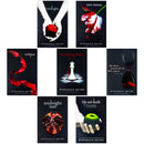 Twilight Saga Black Cover Stephenie Meyer 7 Books Collection Set Life and Death, Midnight Sun and More
