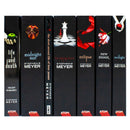 Twilight Saga Black Cover Stephenie Meyer 7 Books Collection Set Life and Death, Midnight Sun and More
