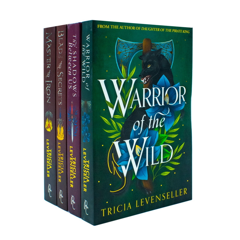 Tricia Levenseller Collection 4 Books Set (Blade of Secrets, Master of Iron, Warrior of the Wild, The Shadows Between Us)