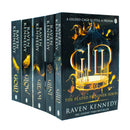 The Plated Prisoner Series 5 Book Collection by Raven Kennedy Gild, Glint, Gleam, Glow & Gold – Dark Fantasy Romance Romantasy Series