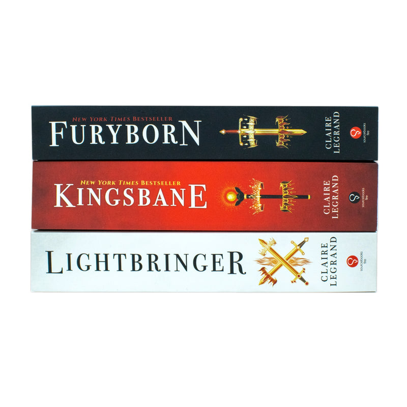 The Empirium Trilogy 3 Books Collection Set by Claire Legrand (Furyborn, Kingsbane, Lightbringer)