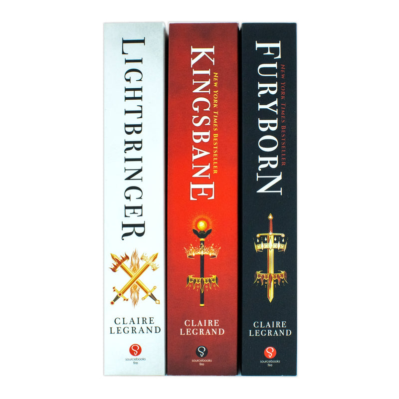 The Empirium Trilogy 3 Books Collection Set by Claire Legrand (Furyborn, Kingsbane, Lightbringer)
