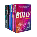 Fall Away Series 6 Books Collection Set by Penelope Douglas (Bully, Until You, Rival, Falling Away, Five Brothers, Misconduct)