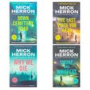 Mick Herron Zoe Boehm Thrillers 4 Books Collection Set (Down Cemetery Road, The Last Voice You Hear, Why We Die, Smoke and Whispers)