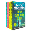 Mick Herron Zoe Boehm Thrillers 4 Books Collection Set (Down Cemetery Road, The Last Voice You Hear, Why We Die, Smoke and Whispers)