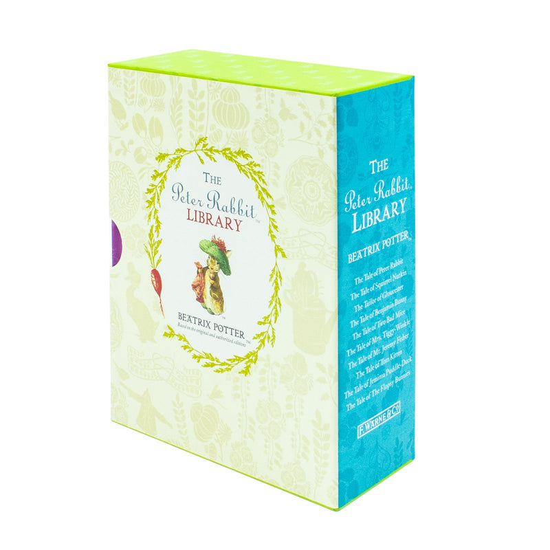 The Peter Rabbit Library 10 Books Collection Box Set Gift Pack by Beatrix Potter | Classic Children’s Stories
