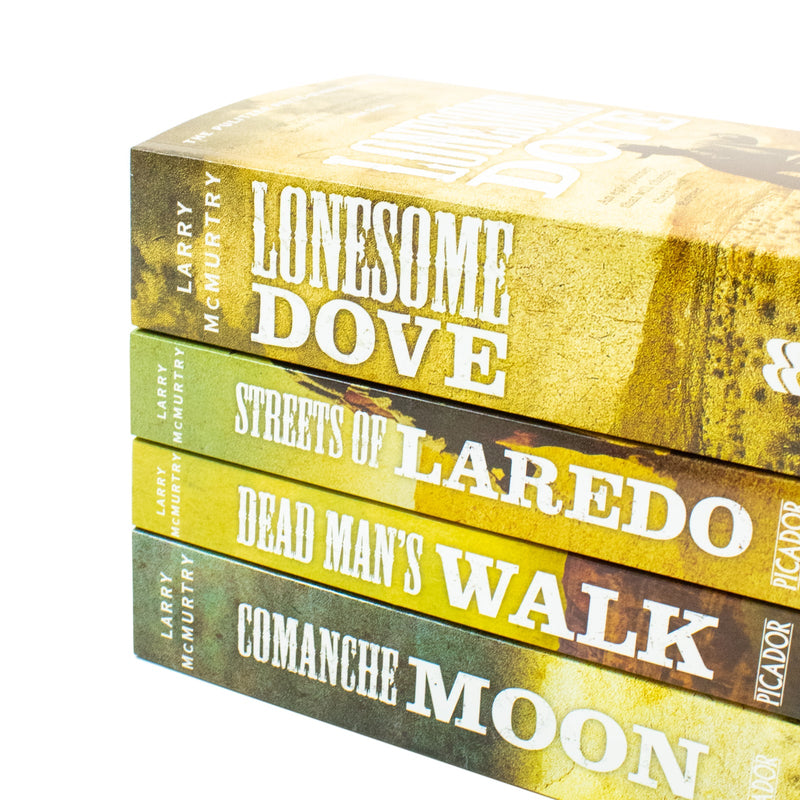 Lonesome Dove Series 4 Books Collection by Larry McMurtry (Lonesome Do
