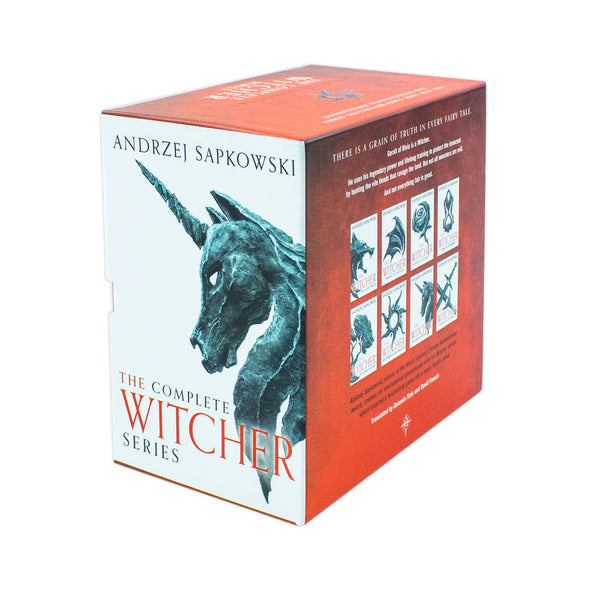 The Witcher Boxed Set 2024: The Last Wish, Sword of Destiny, Blood of Elves, Time of Contempt, Baptism of Fire, The Tower of The Swallow, The Lady of the Lake, Season of Storms