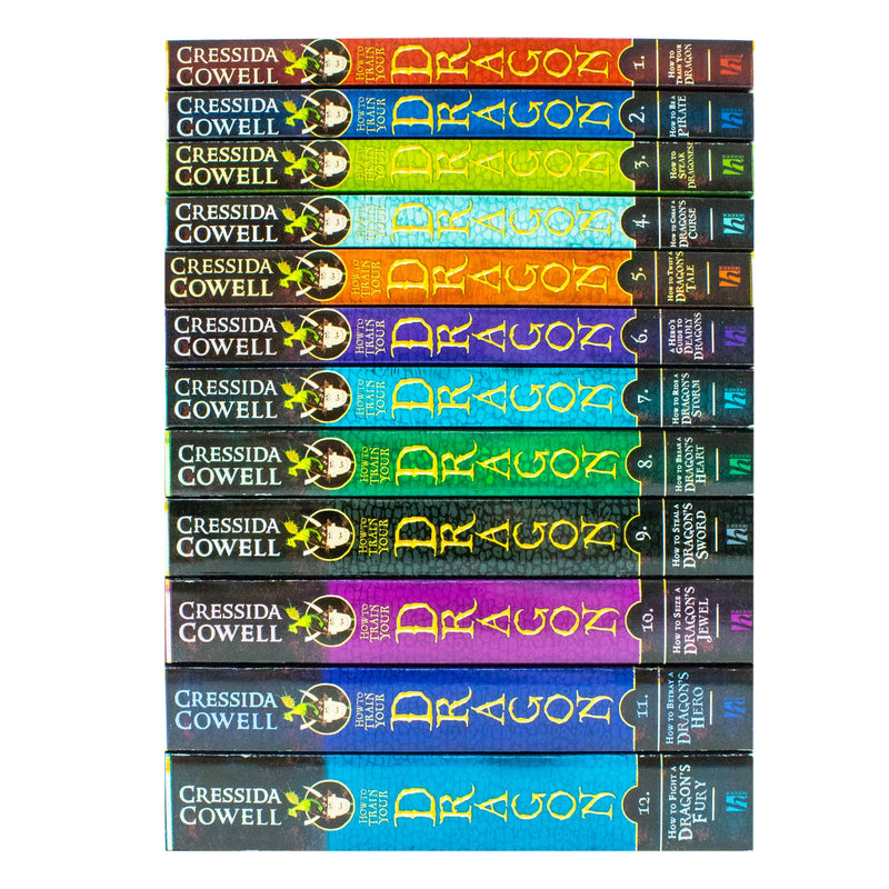 How To Train Your Dragon 12 Books Collection Set By Cressida Cowell