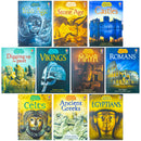Usborne Beginners History 10 Books Collection Box Set | Educational History Books for Children - Stone Age Iron Age - HARDCOVER