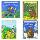 Julia Donaldson and Axel Scheffler 4 Board Books Collection Set (Charlie Cook's Favourite Book, The Gruffalo, The Gruffalo's Child, Room on the Broom)