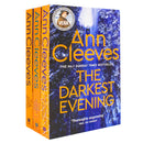 The Vera Stanhope Series Book 9-11 by Ann Cleeves 3 Books Collection Set (The Darkest Evening, The Rising Tide and The Dark Wives)