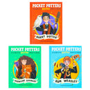 Harry Potter: Pocket Potters by J.K. Rowling Illustrated 3 Books Collection Set (Harry Potter, Ron Weasley and Hermione Granger)
