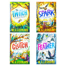 The Twitchers Series 4 Books Collection Set (Twitch, Spark, Clutch & Feather) by M G Leonard