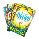 The Twitchers Series 4 Books Collection Set (Twitch, Spark, Clutch & Feather) by M G Leonard