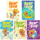 Bear and Bird Series 5 Book Collection Set by Jarvis (The Picnic, The Stars, The Adventure, The Stick, The Cave)