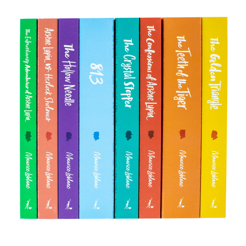 The Complete Collection of Arsene Lupin 8 Books Box Set by Maurice LeBlanc (Herlock Sholmes, The Confessions, The Crystal Stopper, The Confessions of Arsene Lupin & More)