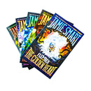 Flember Series 5 Books Collection Set (Books 1-5) by Jamie Smart (The Secret Book, The Crystal Caves, The Glowing Skull, The Power of the Wildening, The Golden Heart)