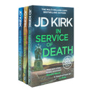DCI Logan Crime Thrillers 17-19 3 Books Collection Set by JD Kirk (In Service of Death, Where the Pieces Lie, A Dead Man Walking)