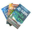 DCI Logan Crime Thrillers 17-19 3 Books Collection Set by JD Kirk (In Service of Death, Where the Pieces Lie, A Dead Man Walking)