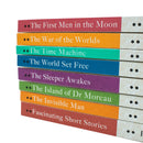 The Complete H. G Wells 8 Books Hardback Collection Set: (The First Men on the Moon, The Island of Dr Moreau, The Invisible Man, The War of the Worlds and Other Short Stories)