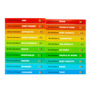 My First Little Library 20 Books Set Collection (Toys, Food,Things at Home, Baby objects, Sea Animals,Wild Animals, Fruits, Vegetables, Fram Animals, Colours)