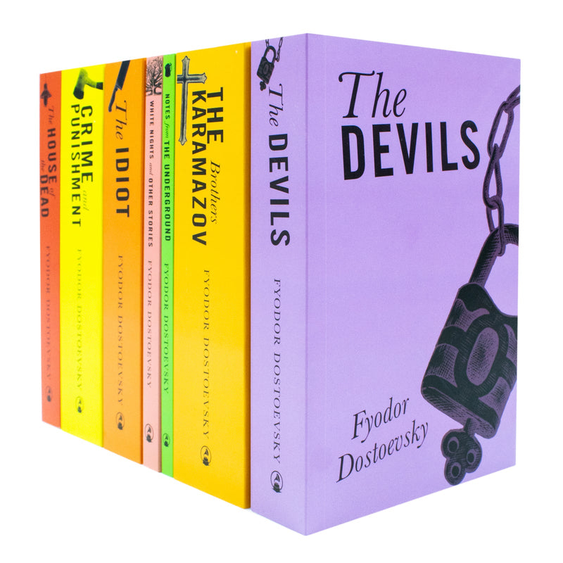 Selected Works of Fyodor Dostoevsky 7 Books Collection Set