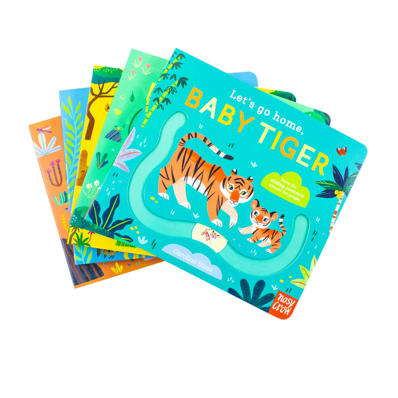Let’s Go Home Series 5 Books Collection Set (Baby Shark, Baby T-Rex, Baby Tiger, Baby Puppy, Baby Lion)