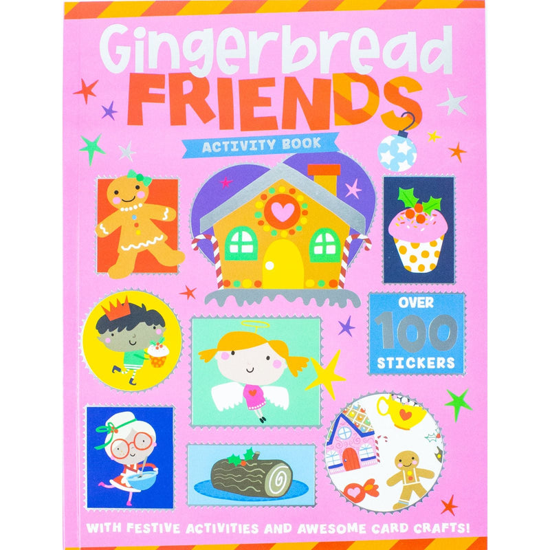 Children Christmas Activity Book Collection 6 Books Set (Reindeer Express Christmas, Jolly Santa Christmas, Polar Party Christmas, Gingerbread Friends Christmas, Elf Adventure Christmas, Magic Workshop Christmas)