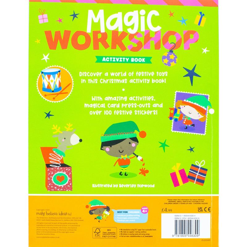 Children Christmas Activity Book Collection 6 Books Set