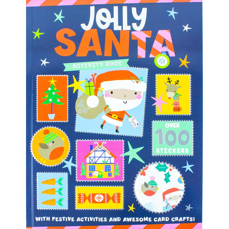 Children Christmas Activity Book Collection 6 Books Set (Reindeer Express Christmas, Jolly Santa Christmas, Polar Party Christmas, Gingerbread Friends Christmas, Elf Adventure Christmas, Magic Workshop Christmas)