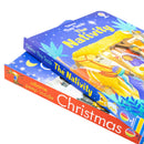 Peep Inside Christmas & Peep Inside Nativity 2 Books Collection Set by Katie Daynes, Anna Milbourne