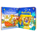 Peep Inside Christmas & Peep Inside Nativity 2 Books Collection Set by Katie Daynes, Anna Milbourne