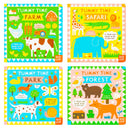 Tummy Time Collection 4 Books Set by Louise Lockhart (Safari, Farm, Park & Forest)