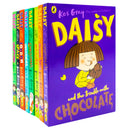 Daisy And The Trouble Series Collection 8 Books Set by Kes Gray (Chocolate, School Trips, Nature, Christmas, Unicorns, London, Space, Shopping)