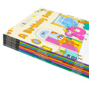 Learning Town 8 Books Collection Set: A Birthday Bash, The Letter Hunt, Colour Me Happy, Time to Get in Shape and More
