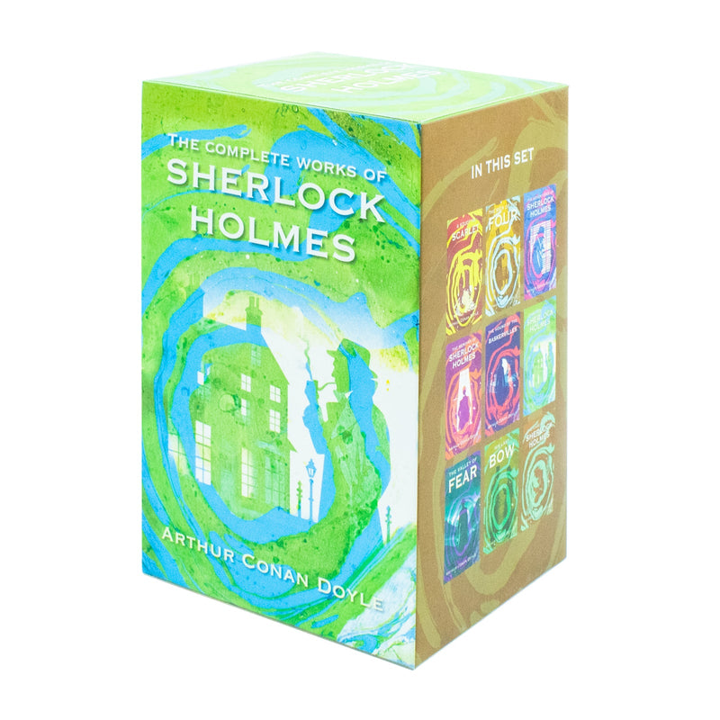 The Complete Works of Sherlock Holmes by Arthur Conan Doyle 9 Books Collection Set