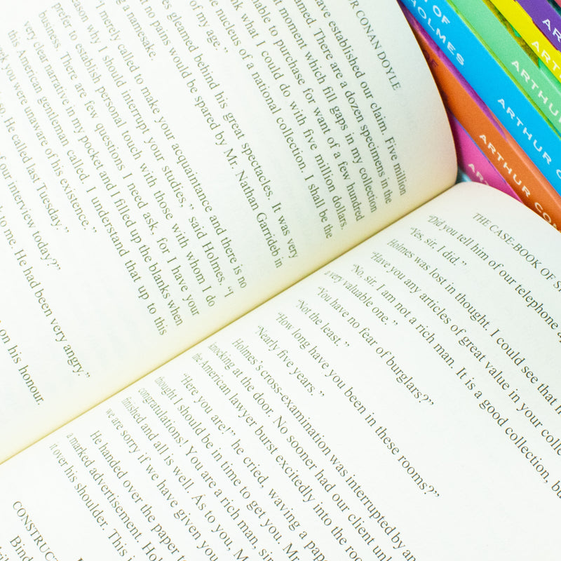 The Complete Works of Sherlock Holmes by Arthur Conan Doyle 9 Books Collection Set