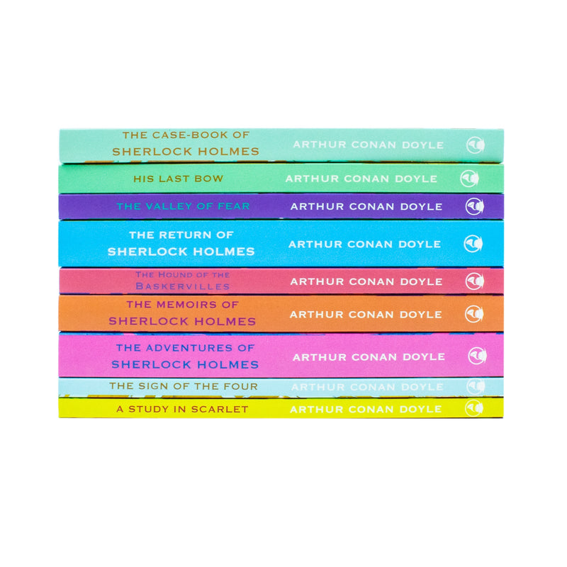 The Complete Works of Sherlock Holmes by Arthur Conan Doyle 9 Books Collection Set